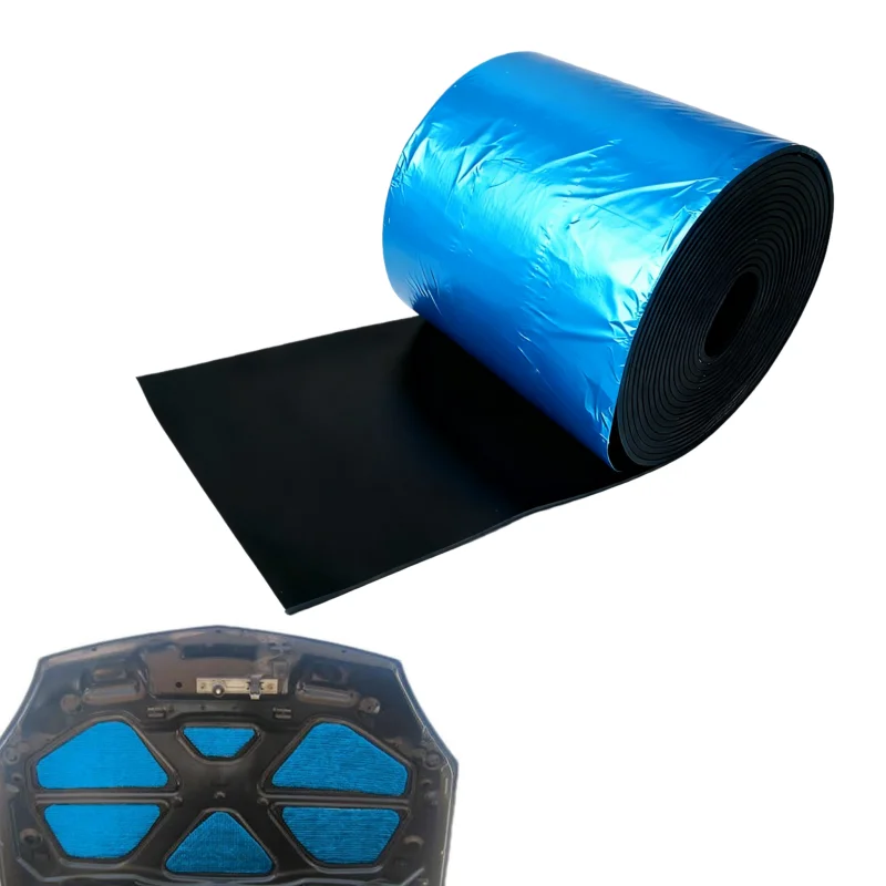 1PCS 200cmx50cmx5mmThick Noise Insulation Mat Heatproof Soundproof Foam For Auto Engine Hood Door Truck Firewall Wall - view 4