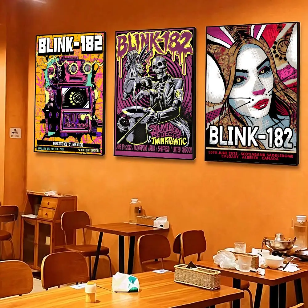 band Blink 182 Poster Poster HD Printing Cozy and Warm Style for Home Decor for Bedrooms Cafes Gift Giving