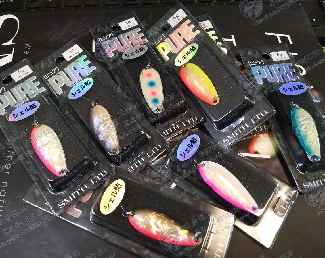 Japanese SMITH Abalone Sequin Smith Sequin 5g Horsemouth Trout Green Sequin Luya Rainbow Trout