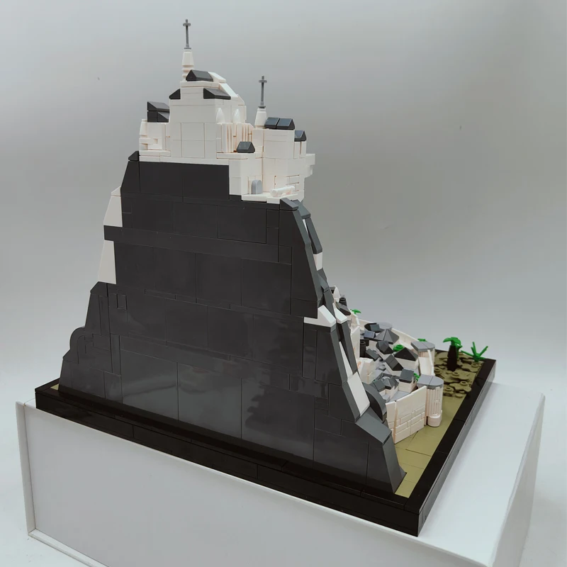 2211 قطعة خواتم ميناس المدينة البيضاء تريث اللبنات فيلم عرض الشارع القلعة وحدات العمارة نموذج لغز لعب هدايا الاطفال #5