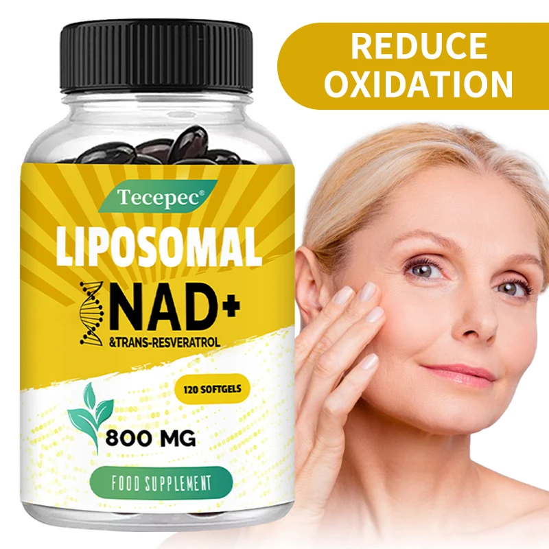 

Липосомальный NAD+ и транс-ресвератрол 800 мг в мягких капсулах, высокая усвояемость, реальная добавка NAD+ для клеточного восстановления, 120 мягких капсул