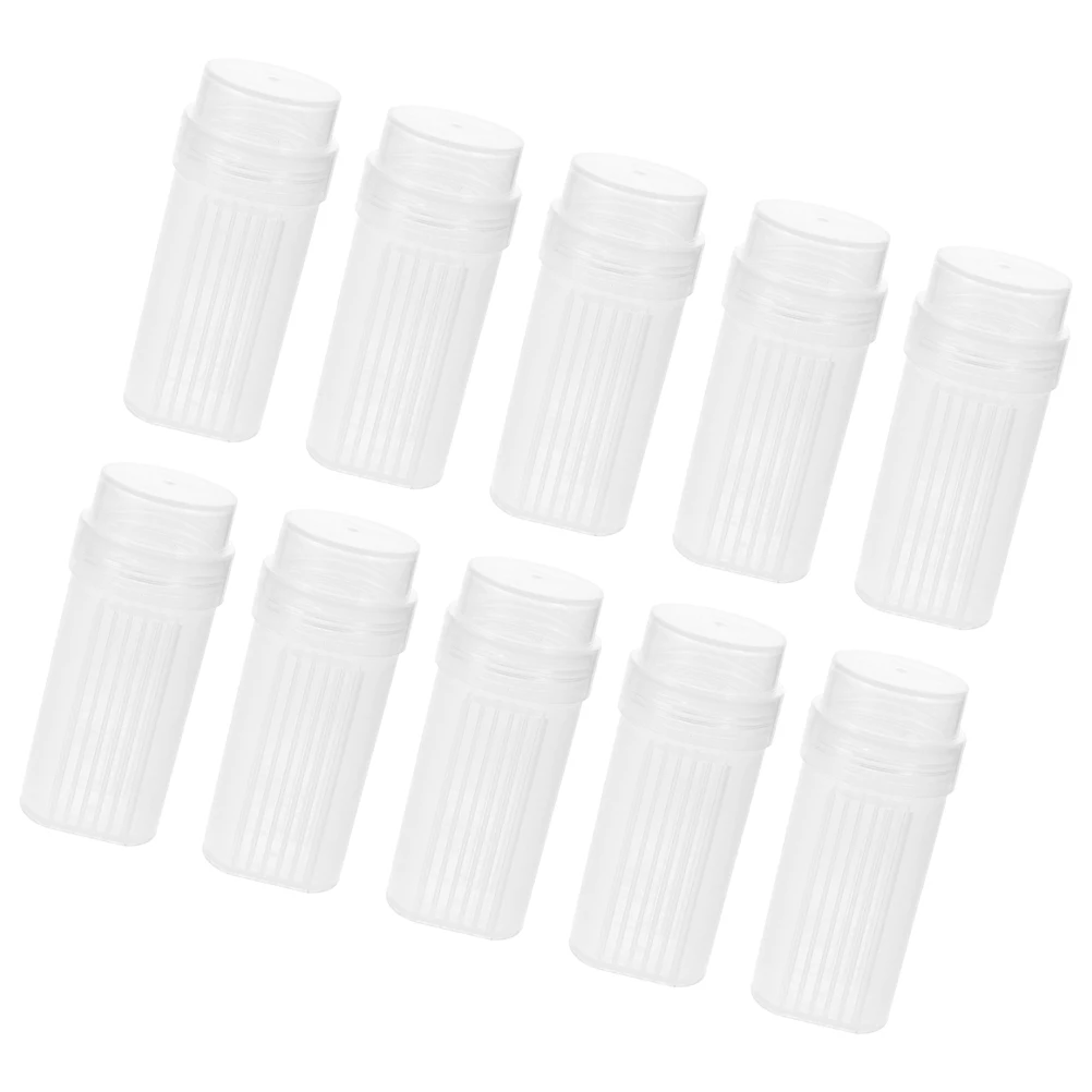 

10pcs Slide Staining Cylinder High Transparency Lab Jar Large Capacity Heat Resistant Stable Easy Clean Staining Rack Glass