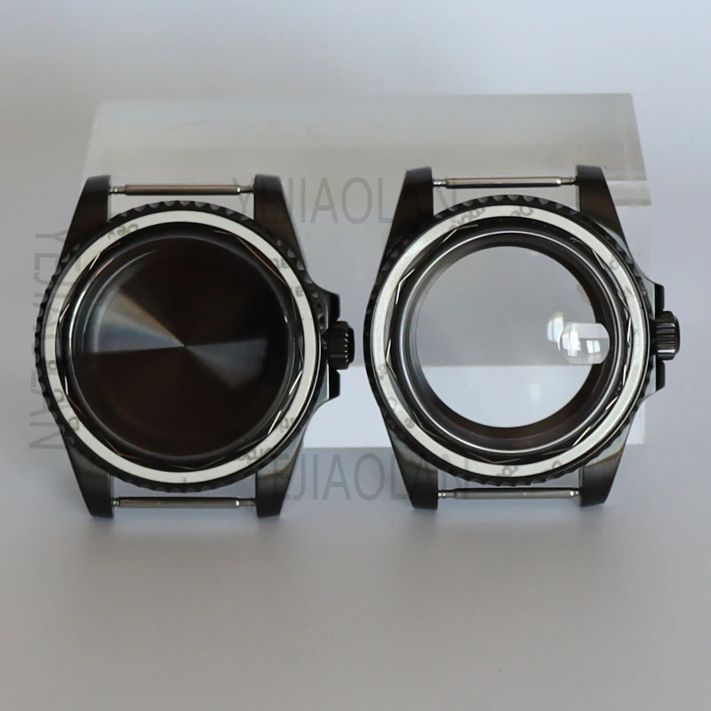 Boîtier de montre en acier inoxydable, verre saphir, pièces de cadran, mouvement SeATM NH35 NH36 NH38/34 ata yota 8215 ETA 2824, 40mm, SION L, 28.5mm