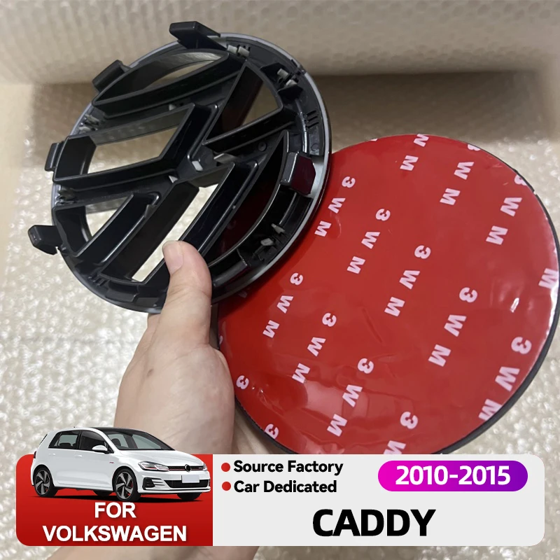 

2026 Горячие эмблемы, 2 шт., замена передней и задней части, передняя эмблема 135 мм + 130 мм, задний багажник для Caddy 2010 2011 2012 2014 2015 L