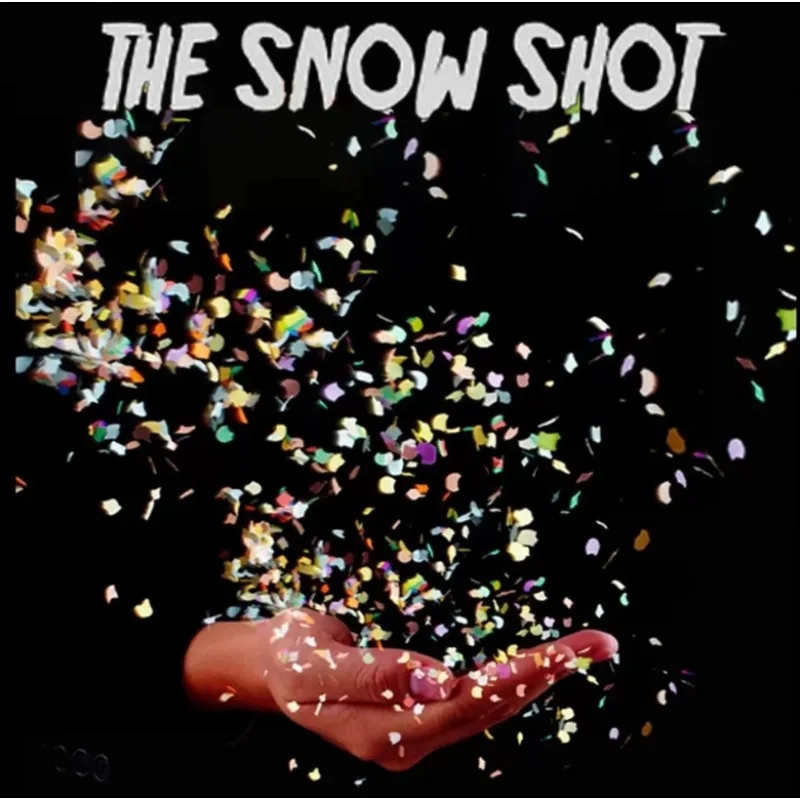 ‌Snow Shot Magic Trick - Instant Paper Blowing Illusion with Empty Hand Appearing Object Stage Mentalism Gimmick