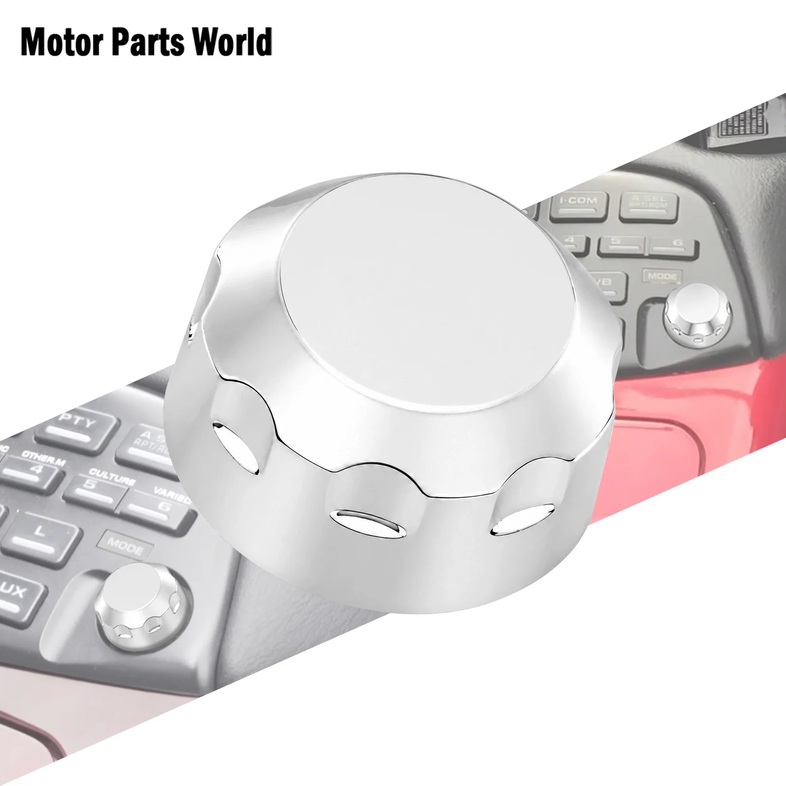 Motorcycle Radio Accent Panel Cover Fairing Switch Cover Cap Control Accent Chrome For Honda GoldWing GL 1800 GL1800 2001-2017