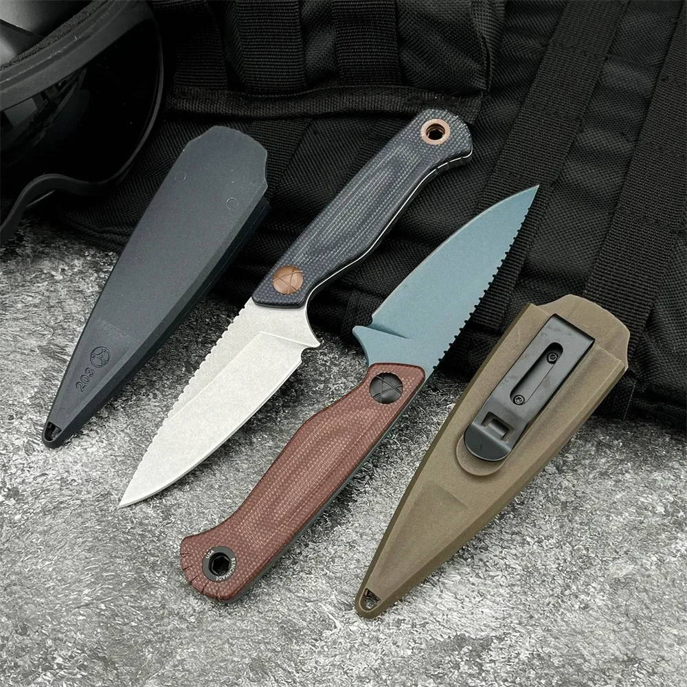 

Нож BM 203BT с прямым лезвием 3,38 дюйма, сталь D2, фиксированный клинок, для кемпинга, охоты, выживания, с рукоятью из льняной ткани, незаменимый инструмент для активного отдыха и туризма