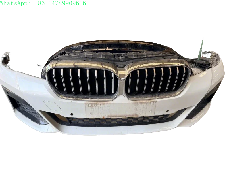 For 5 Series G38 Front Bumper Assembly Sport Style Bolt-On Including Grille Air Intake Louver Headlight Brackets