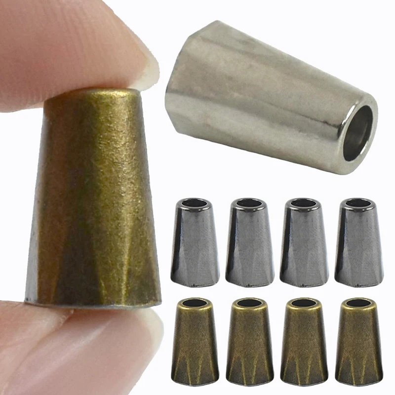 

50Pc Metal Cord End Stopper Rope Lock Buckle for Hat Drawstring Bag Backpack Pants Garment DIY Sewing Craft Hardware Accessories