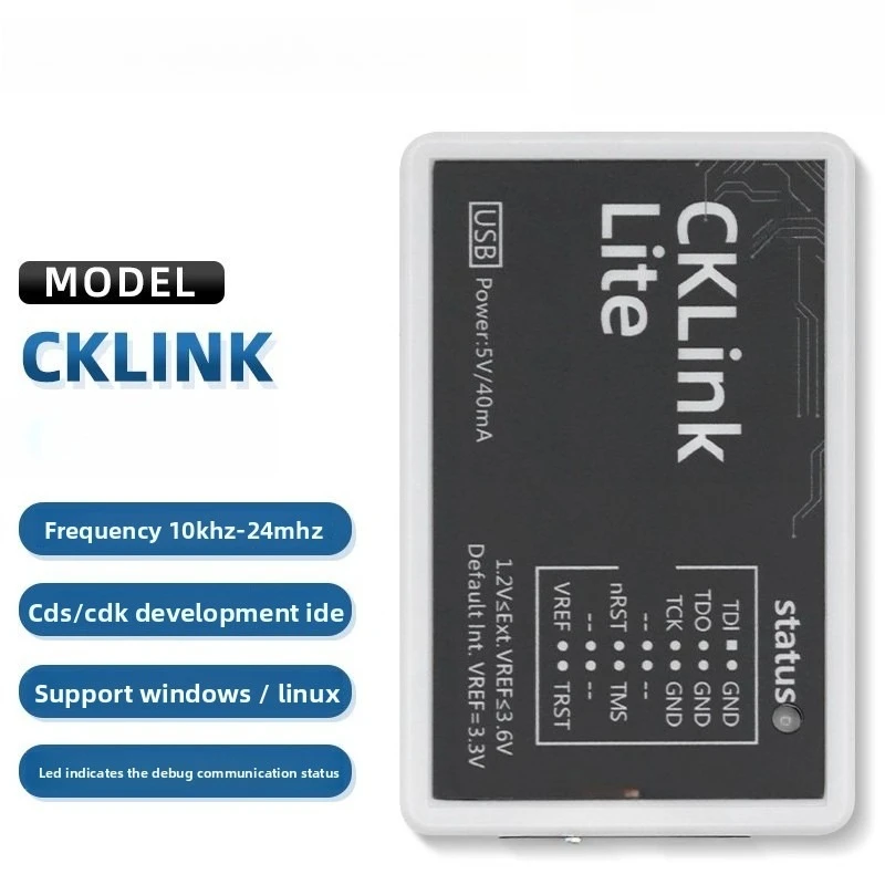 CKLINK LITE Debugger & Programmer – USB JTAG Emulator for RISC-V/XuanTie CPU, Fast Cold Boot, Embedded IDE Support