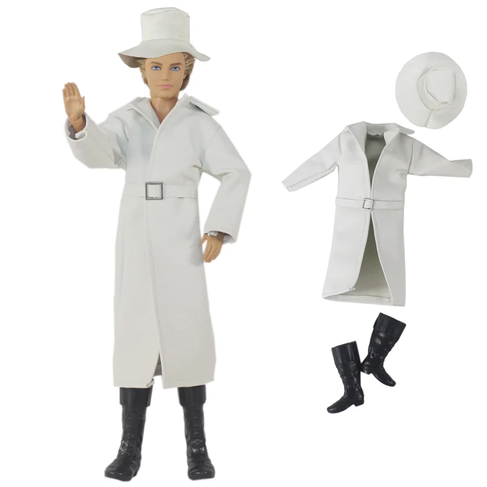 1 Set Doll Clothes Leather coat Outfit for 12 inch Ken Doll Many Style for Choice A02