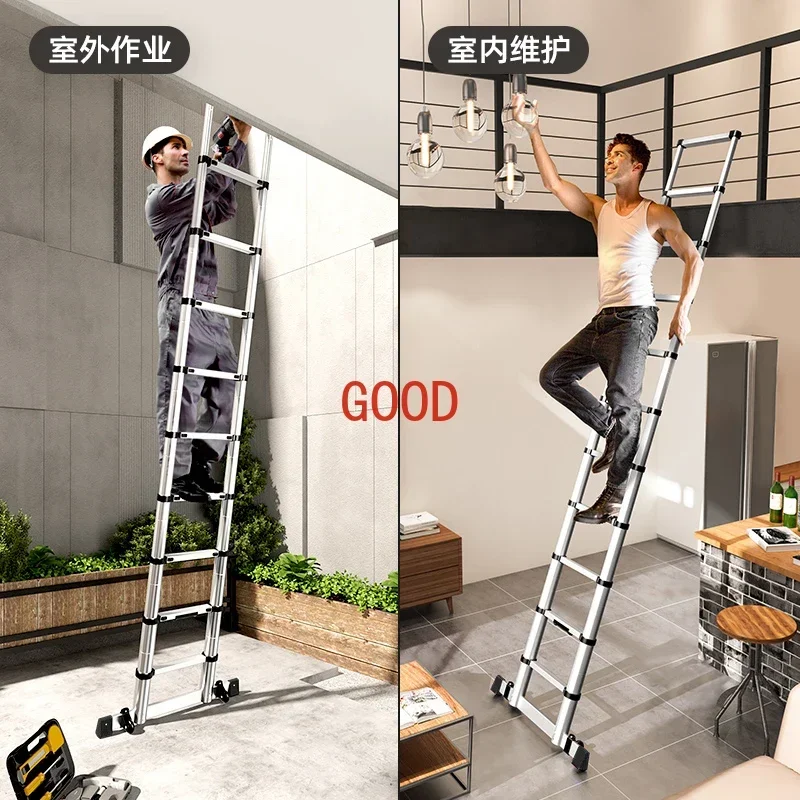 

Multifunctional household portable lifting project loft ladder