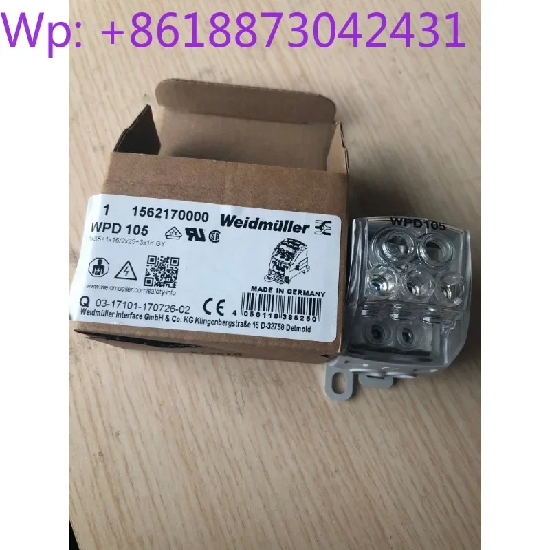 El nuevo terminal de conexión original Weidmüller WPD 105 1X35+1X16/2X25+3X16 GY1562170000