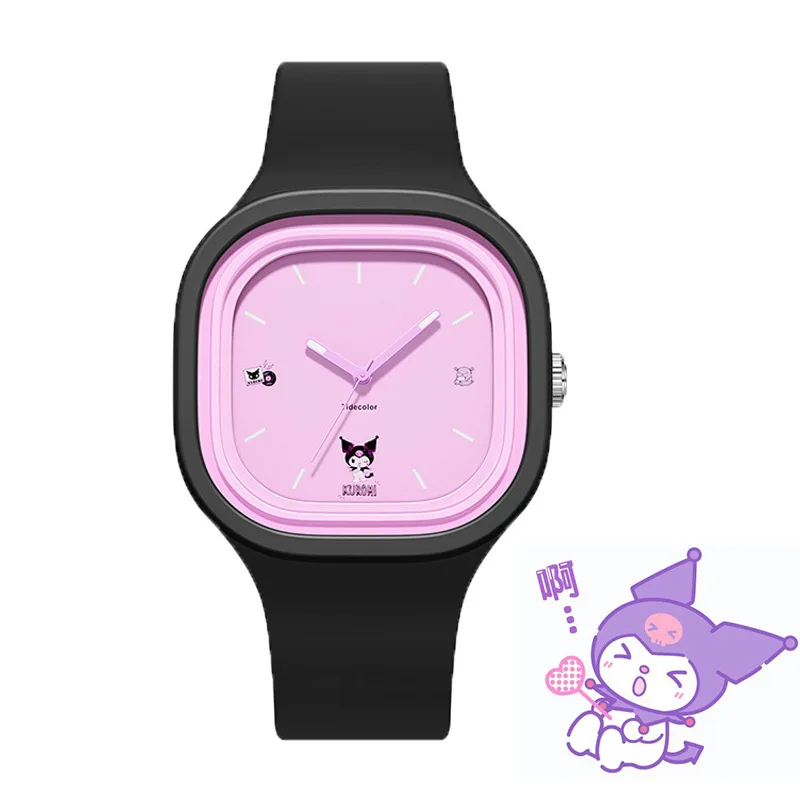 3D HelloKitty Cartoon Quartz Watchs Anime Figure Kuromi My Melody Women's Fashion Waterproof Watch Kid Birthday Gifts view 3