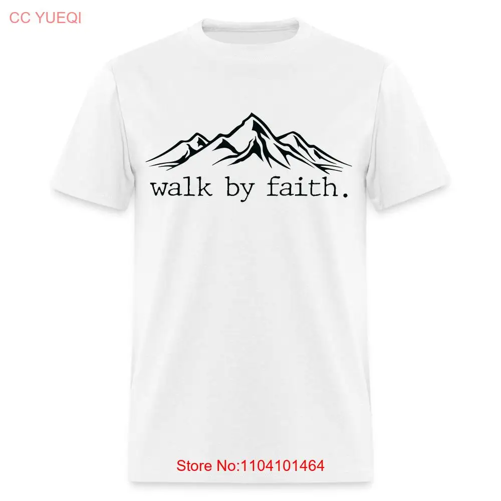 

Рубашка Walk by Faith Футболка католической религиозной Иисуса веры размер S-6XL