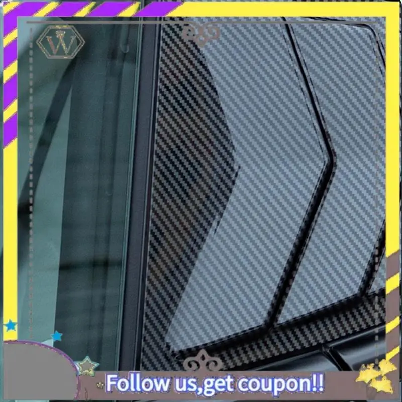 

ABXV-Car Rear Triangle Window Shutters Sunshade Decoration Accessories For Tesla Model 3 Highland 2024 Automotive Supplies ABS 2