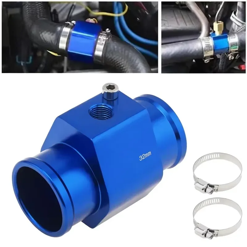 Auto Parts Water Temperature Sensor Water Tee Aluminum Alloy Connecting Pipe Diameter 26-40mm Universal Adaptation