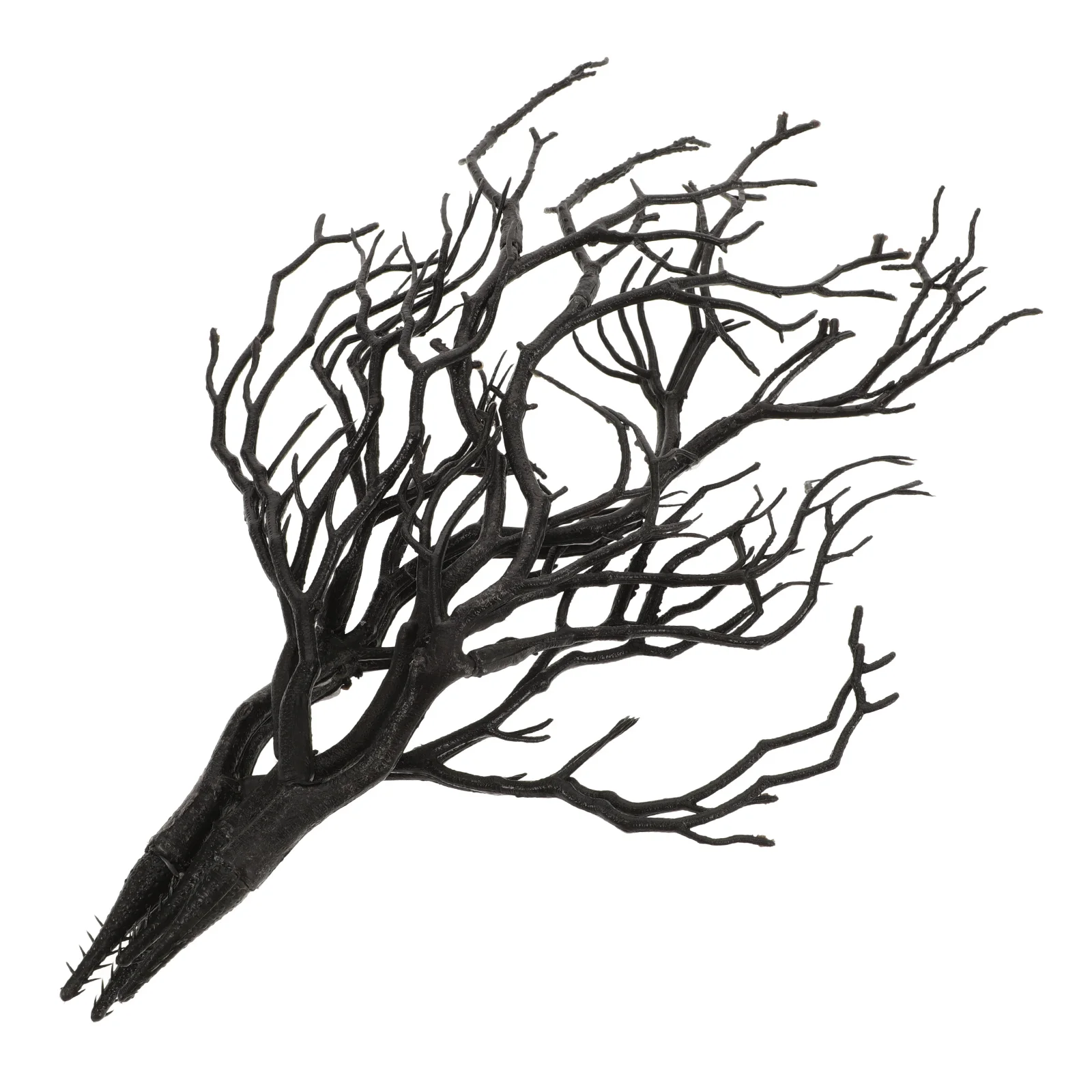 

4pcs Black Artificial Coral Branches Dried Twig Decor Vase OfficeAntler Branch Fake Branch Simulation Flower Arrangement Tree