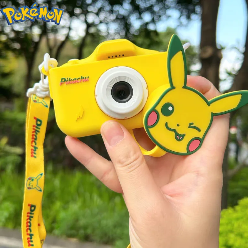 PokéMon Pikachu Mini Children'S Camera Photo And Video High Definition Fun Puzzle Toys Christmas Birthday Gifts Toy