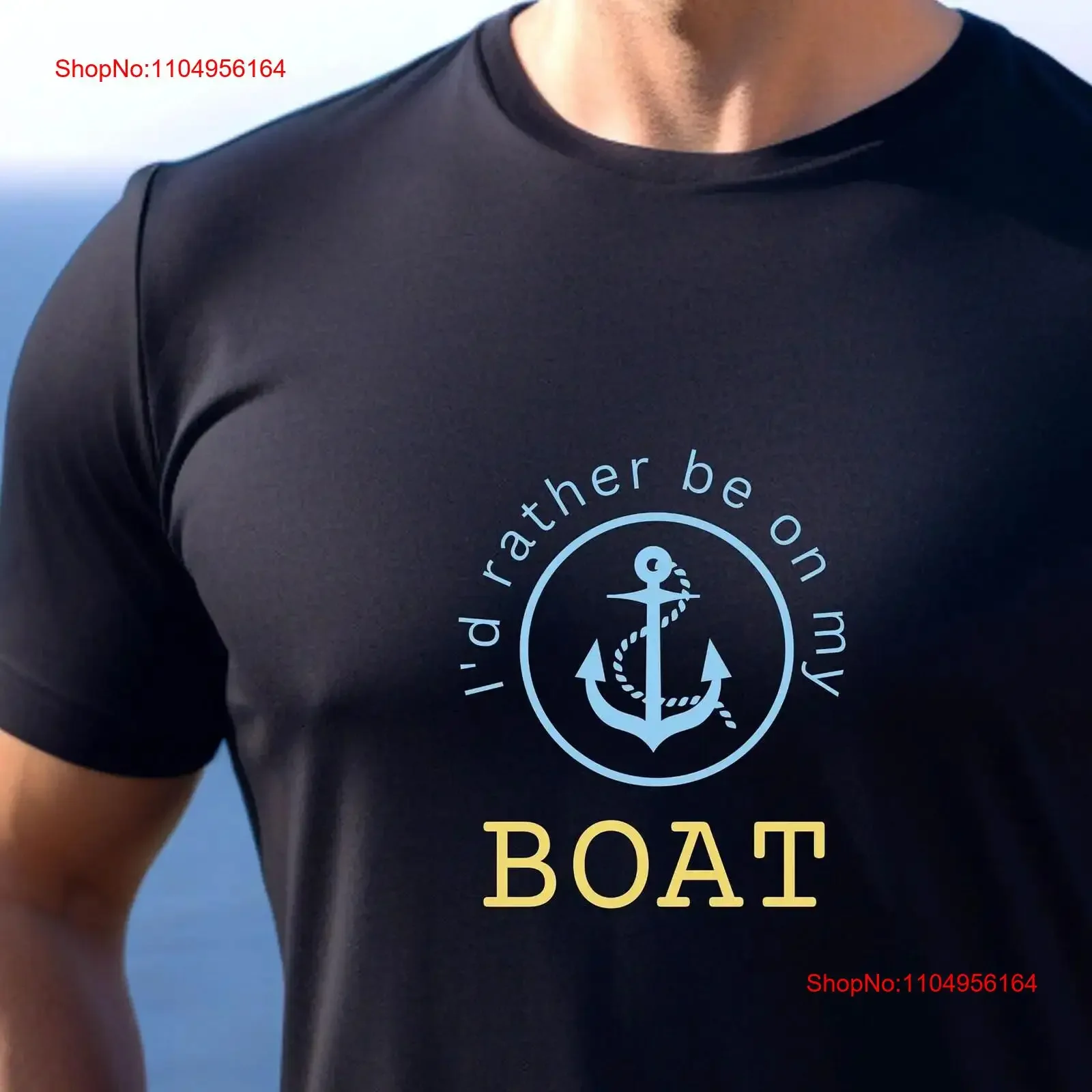

Футболка «Лодка» Rather Be on My with Anchor Captain Summertime for Boater Love, винтажная стираная графика, слегка универсальная