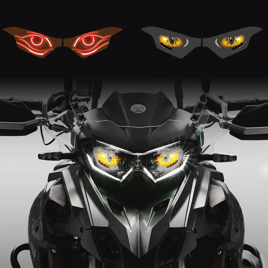 

Аксессуары для мотоциклов, наклейки на фары, светоотражающие модные водонепроницаемые виниловые наклейки, украшения для Benelli 552X TPK552