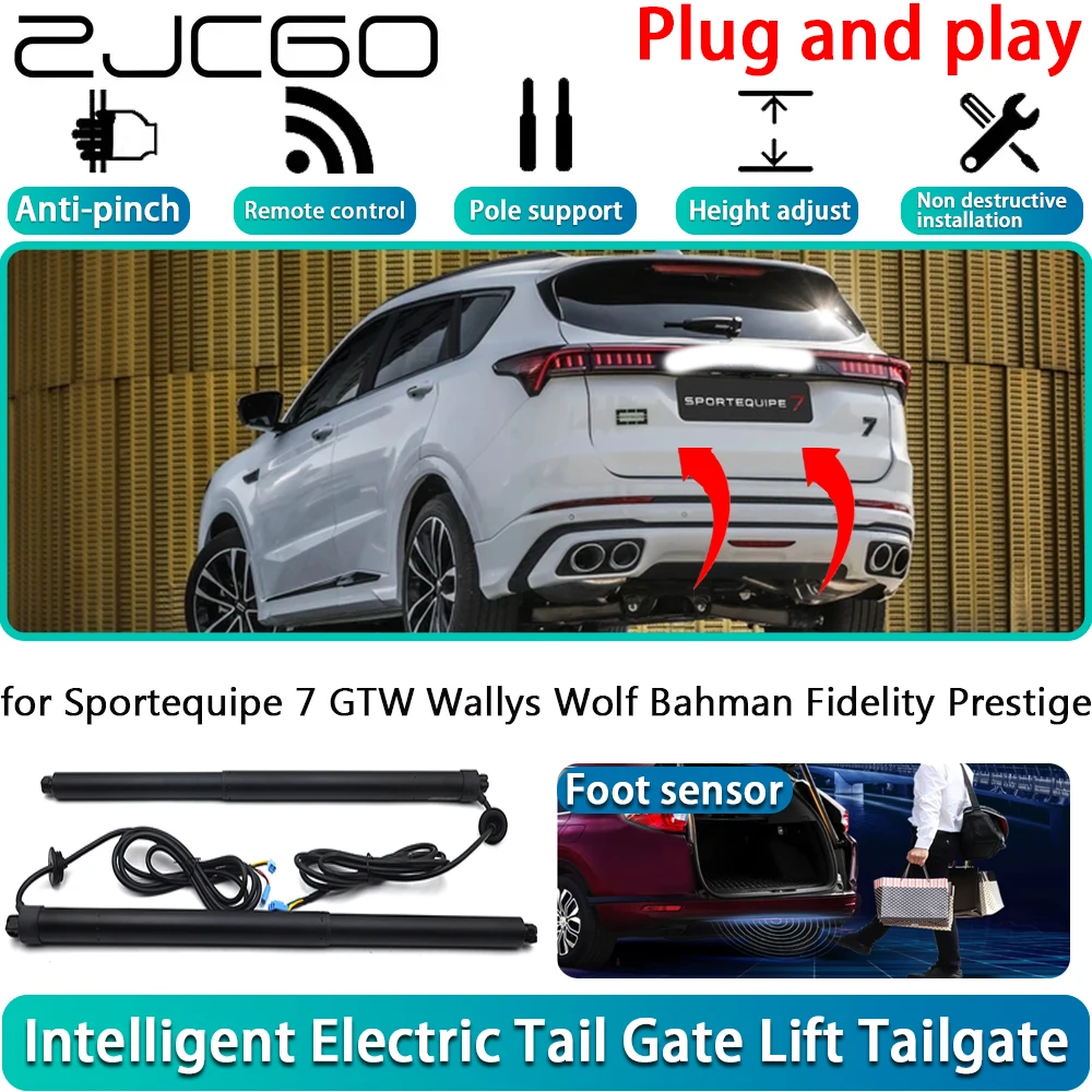 for Sportequipe 7 GTW Wallys Wolf Bahman Fidelity Prestige Electric Powered Tailgate Power Liftgate Automatic Tailgate System
