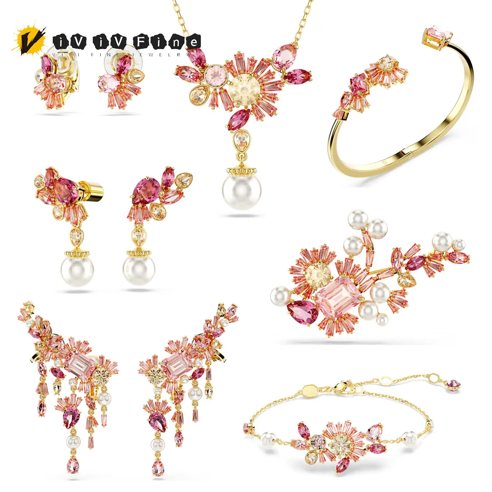 NONE Ensemble de bijoux fins en cristal coupé d'agate Original 2026, collier géométrique de luxe, boucles d'oreilles, Bracelet, bague, cadeau de mariage pour femmes