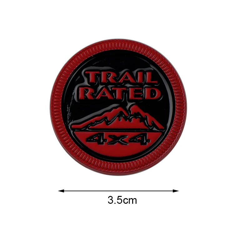 Metal Car Rear Emblem 4x4 Logo Sticker Body Side Badge Sticker Decals For Jeep Renegade Patriot Wrangler Cherokee Compass Trail