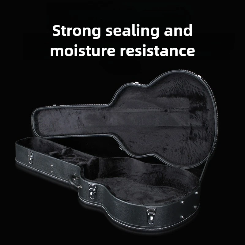 

Pressure-resistant Classical Guitar Bag Wooden Durable Waterproof Professional Guitar Bag Minimalist Folk Guitar Backpack