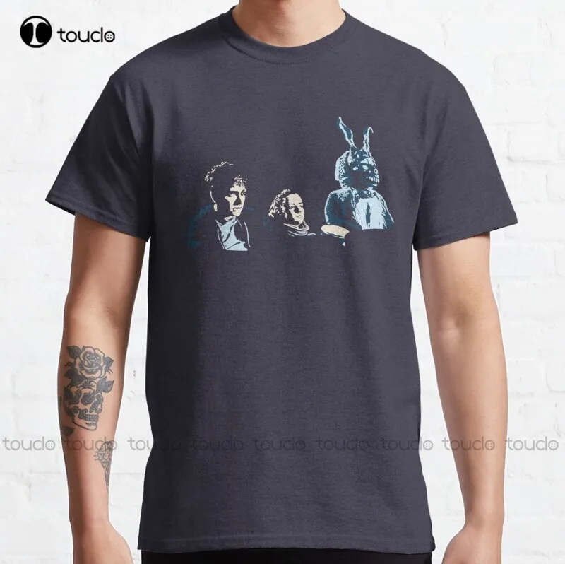 

New Donnie Darko Classic T-Shirt Cotton Tee Shirt Tee Shirts Custom Aldult Teen Unisex Digital Printing Tee Shirt Custom Gift