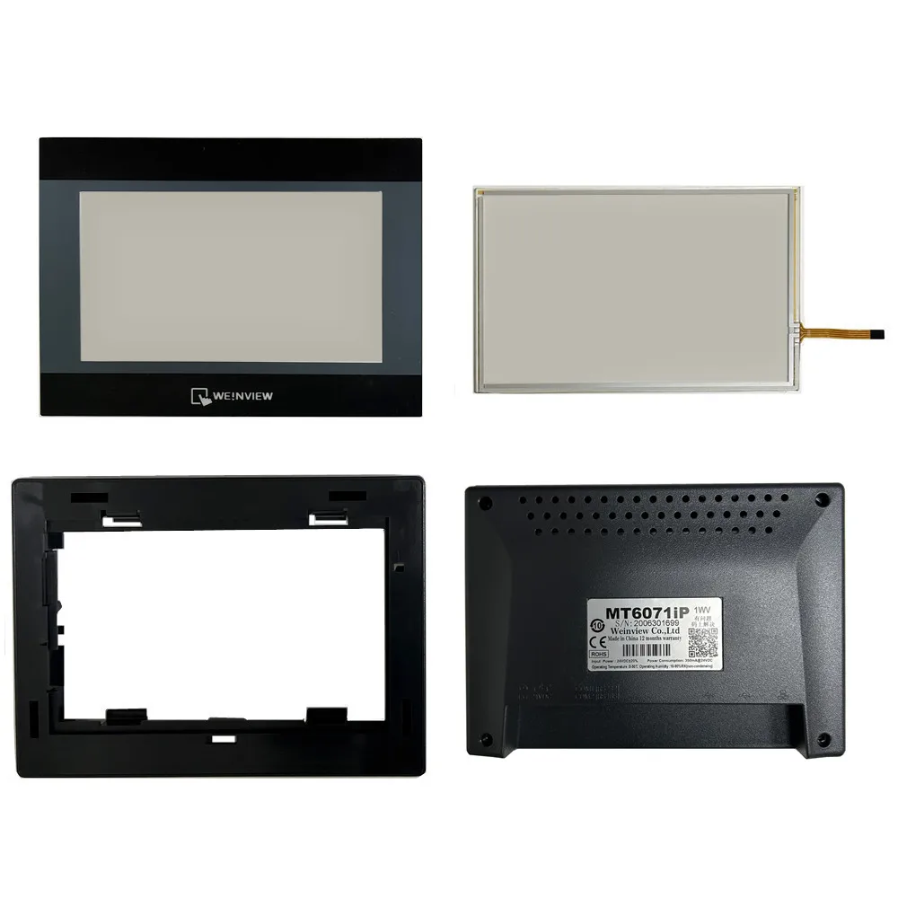 Panel dotykowy/ekran LCD obudowa tylna/folia panelowa części zamienne do WEINVIEW MT6071iP