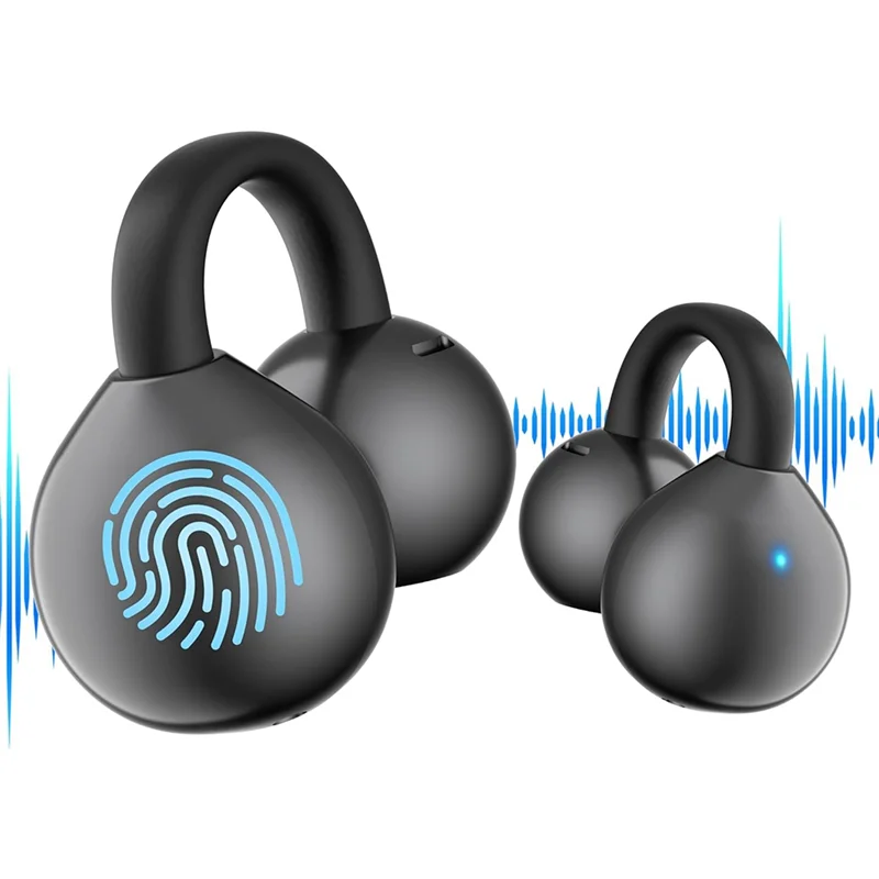 Penyumbat Telinga Penerjemah AI Penyumbat Telinga Bluetooth Terjemahan Waktu Nyata 144 Bahasa Desain Clip-On Telinga Terbuka untuk Perjalanan, Bisnis-TCES