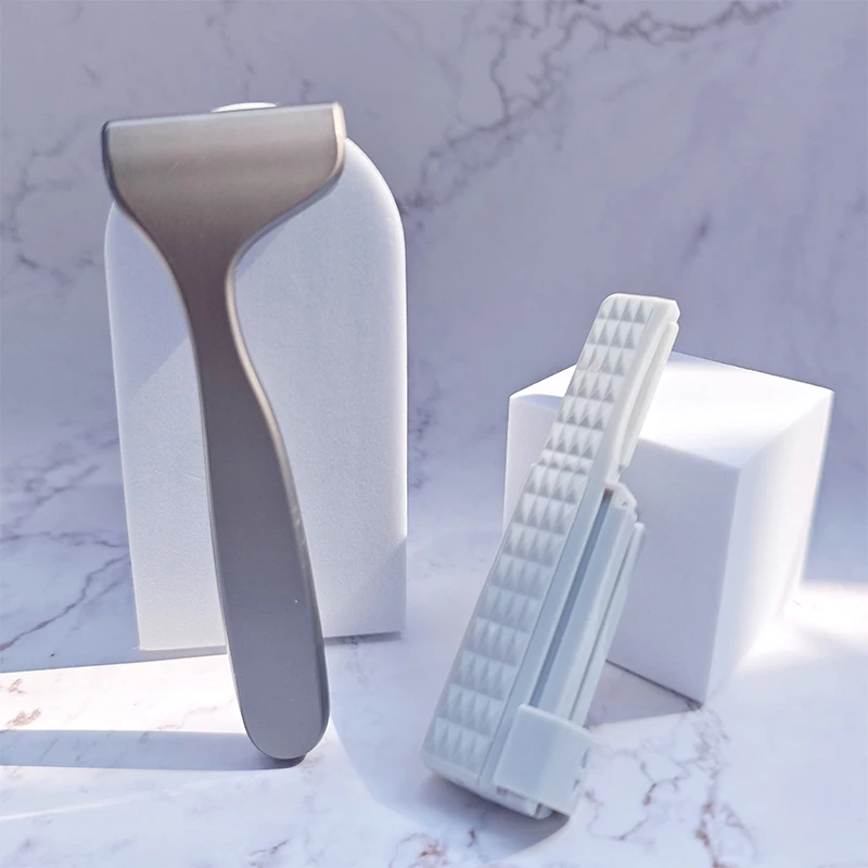 Manual Razor Shaving Face Barber Shave Shaving Aluminium Alloy Old-fashioned Injetcor Razor with Blade