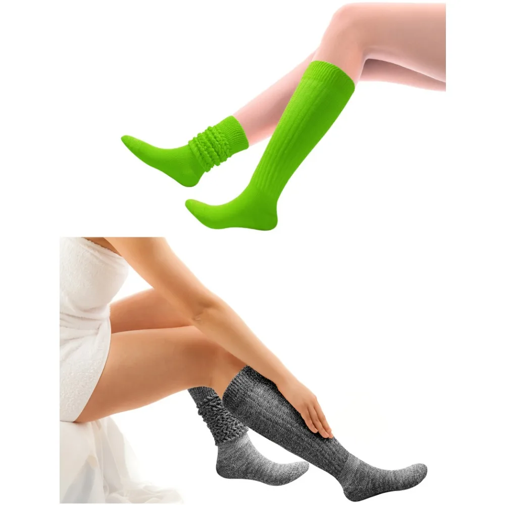 Candy Slouch Socks Cotton Women\'s Casual Loose Knee Length Hosiery Men Women Long Stockings Autumn/Winter Warm Stacked Socks 양말