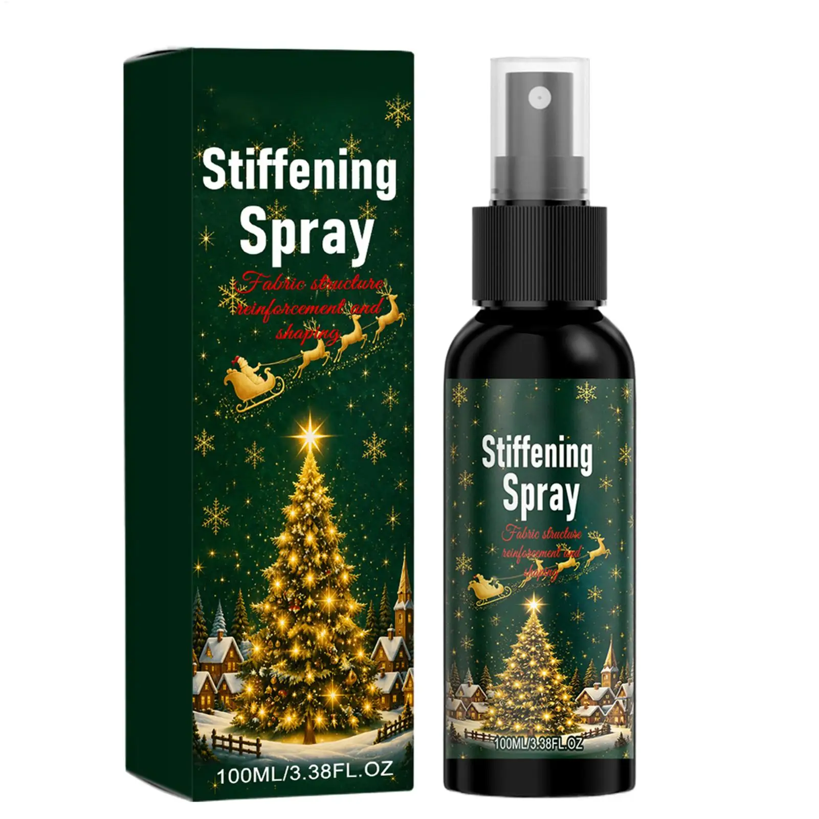 Fabric Stiffener Fast Drying Stable Portable Starch Ironing Stiffener Spray for Stiffening Draping Shaping Canvas Ribbon Lace