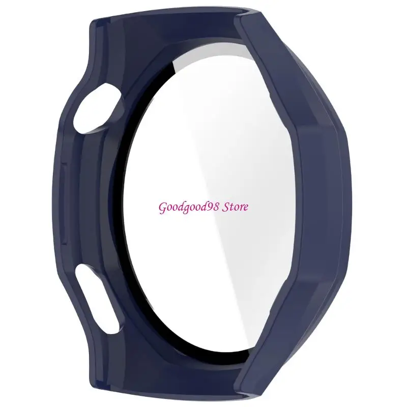 

Precise Cut Protective Case With Tempered Glass For 46MM Smartwatch Full Guard Shockproof Cover Easy Installation