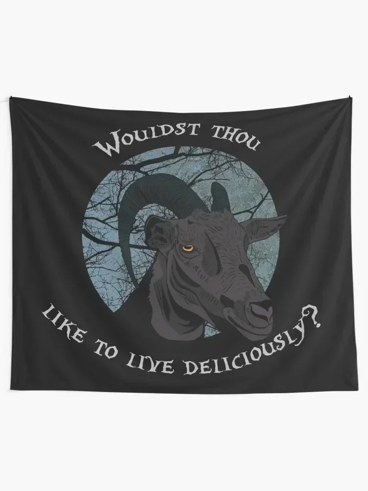 Black Phillip, Black Phillip Tapestry Aesthetic Room Decor Decorations For Room Tapestry