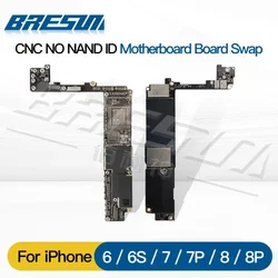 CNC ID Motherboard For iPhone 6 6S 7 8 Plus iCloud Mainboard Swap Removed Baseband CPU Logic Board With Without Nand Board Swap