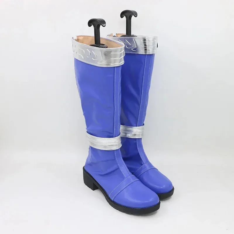 

RealCos Mashin Sentai Kiramager, синие туфли, ботинки, аксессуары для костюма для косплея на Хэллоуин