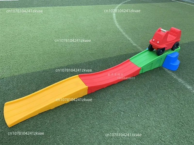 Three-section sliding lane rail car slide Trolley sliding sled slide slide