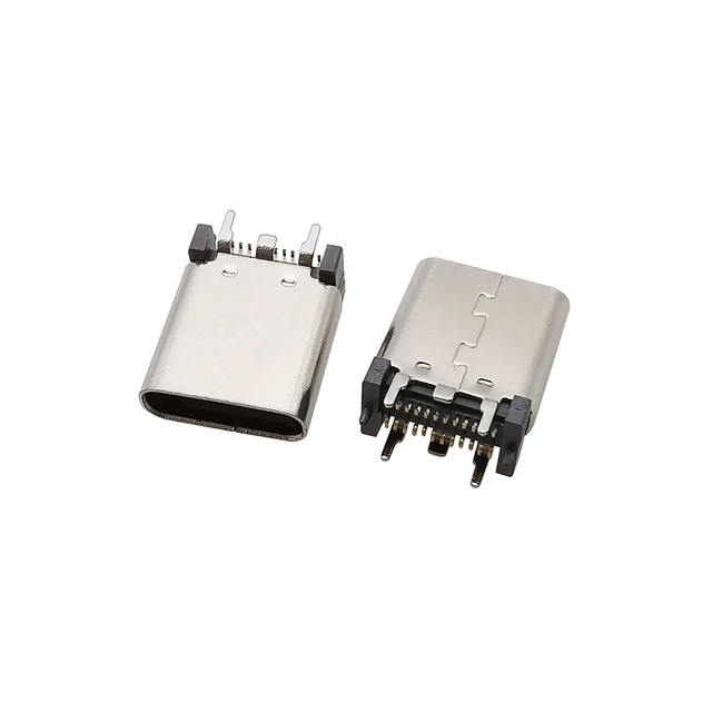 10/20 sztuk 24 Pin USB typ C gniazdo żeńskie pionowe złącze PCB ładowanie stacja dokująca wtyczka Port DIY naprawa wymiana