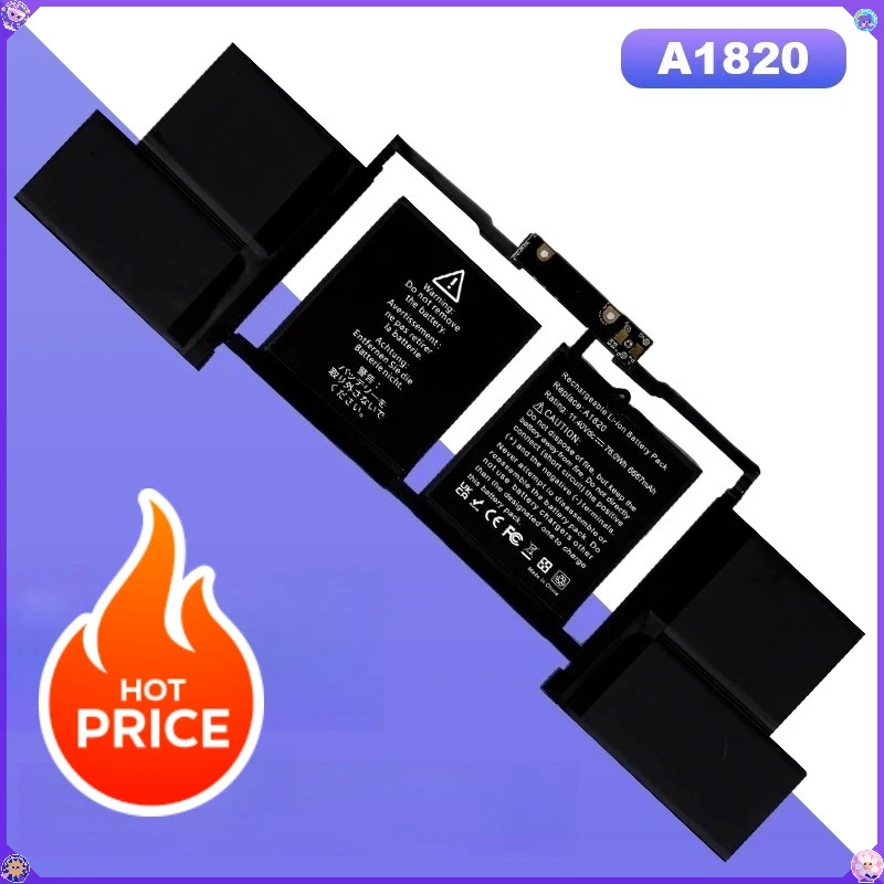 

Premium A1820 Laptop Replacement Battery–High-Capacity Li-ion,Long Cycle Life,Original-Compatible,Reliable Power for Work&Travel
