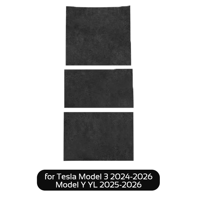 Kratzfester Wildleder-Schutz für die Mittelkonsole des Tesla Model 3 Highland Y YL 2025-2026 – Abdeckung/Aufkleber für die Mittelkonsolenblende