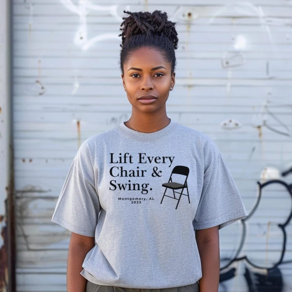 Juneteenth Shirt Lift Every Chair and Swing T-shirt Black Owned Business Juneteenth Shirt Men Women Unisex Casual Fashion Tops