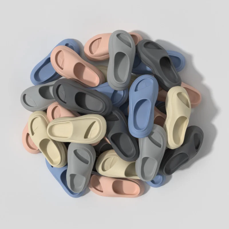 EVA Thick Soled Slippers Female 2022 Summer Outdoor Sports Lovers Hole Sandals Male Anti-skid Thich Soled Slippers