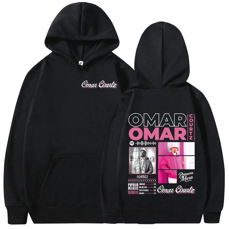 

Omar Courtz Primera Musa Album Tour Merch толстовки мужская женская одежда модные толстовки с капюшоном хип-хоп пуловеры большого размера