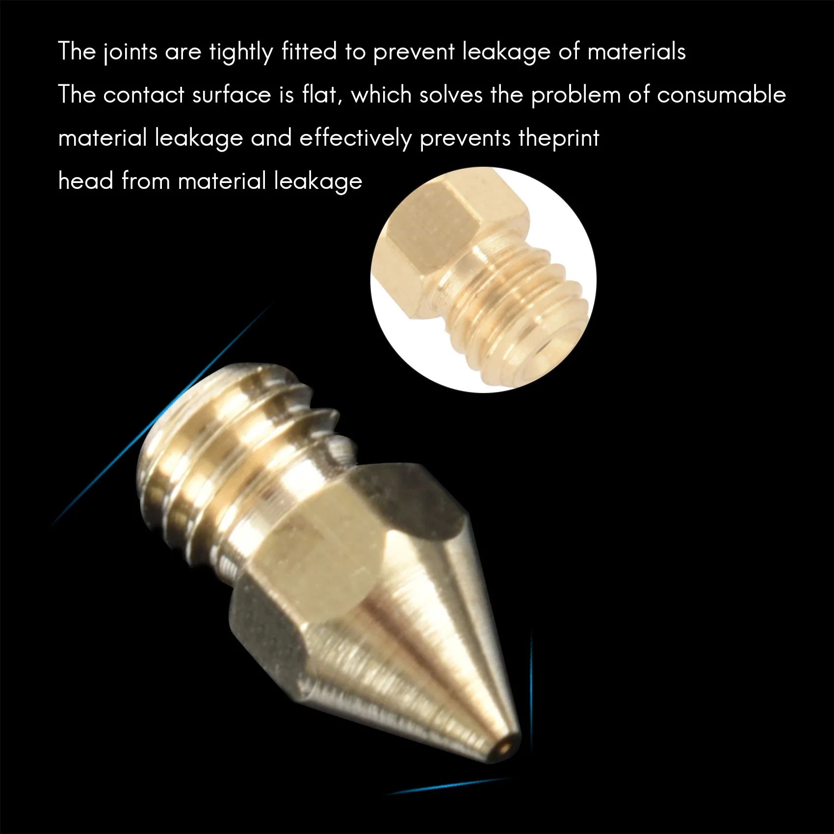 فوهة طابعة ثلاثية الأبعاد 0.4 مللي متر mk8 الطارد رئيس ل creality cr10 ، 20 قطعة