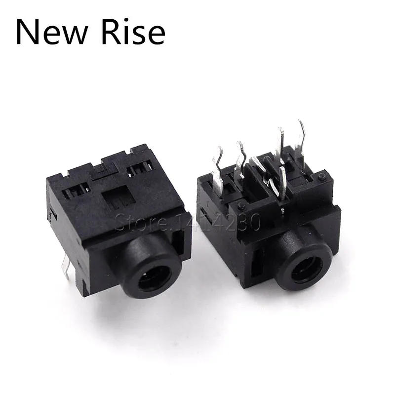 헤드폰 잭 소켓 PJ-317, 스테레오 암 소켓, 3.5 오디오 잭 커넥터, PCB PJ-317, 5 핀, 3.5mm, 10 개