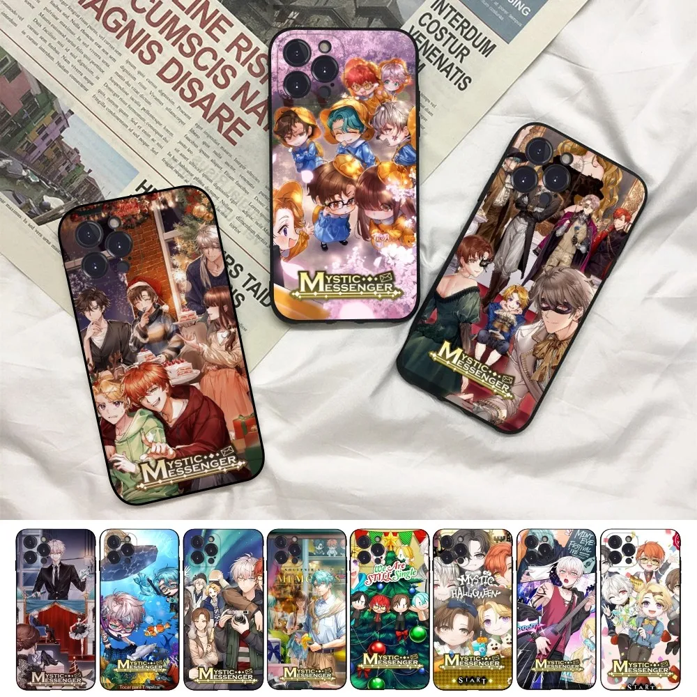 Mystic Messenger Phone Case For iPhone 15 14 11 12 13 Mini Pro XS Max Cover 6 7 8 Plus X XR SE 2020 Funda Shell