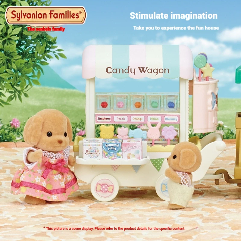 Autentico personaggio anime delle famiglie Sylvanian Simulazione Playhouse Toy Room Decorazione Giocattolo Regalo di Natale